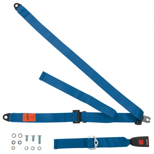 Rear static seat belt - static, for