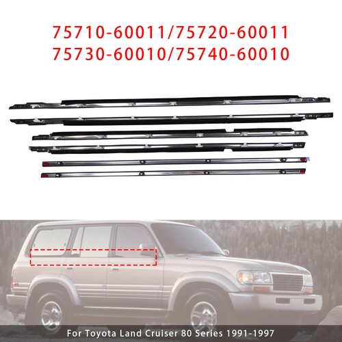 6pcs door belt molding - 6pcs,