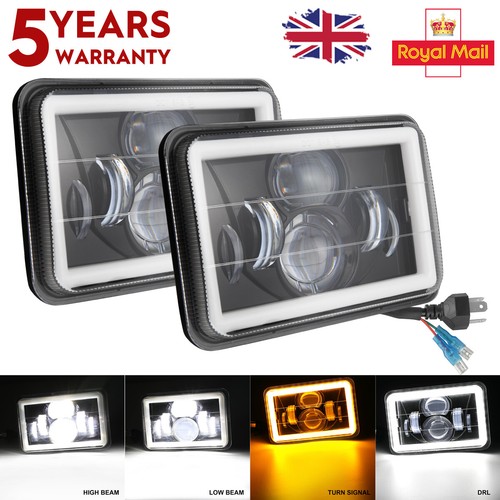 2pcs 4x6 square led - 2pcs,