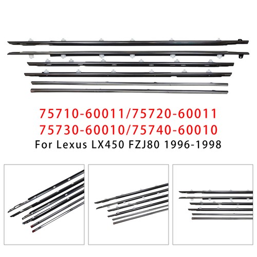 6pcs door belt molding for - door,