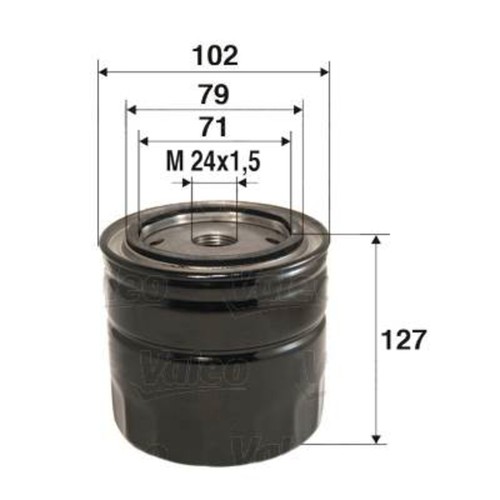 Valeo oil filter - valeo, for