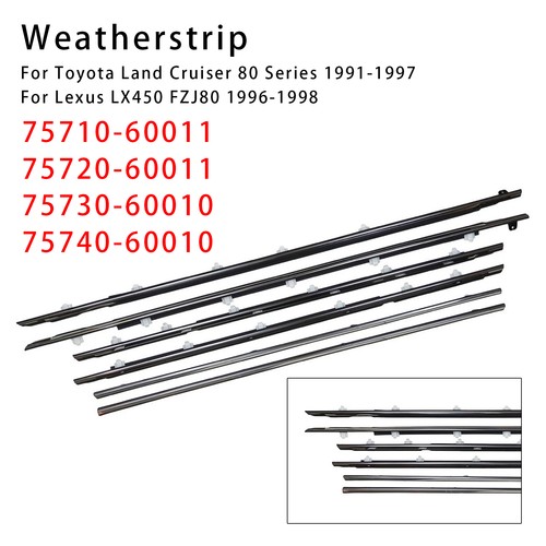 6pcs door belt molding - door,