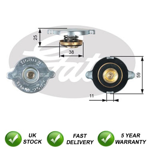 Radiator cap sjr - sjr, fits