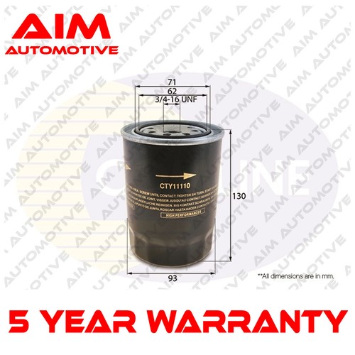 Oil filter aim fits ford - filter,