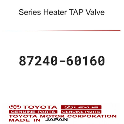 Toyota genuine 87240 60160 - toyota, 87240-60160