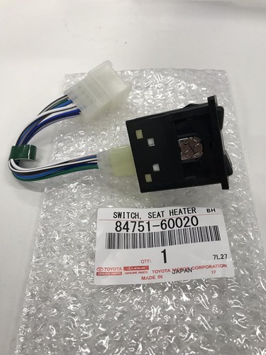 Toyota seat heater - switch, lh