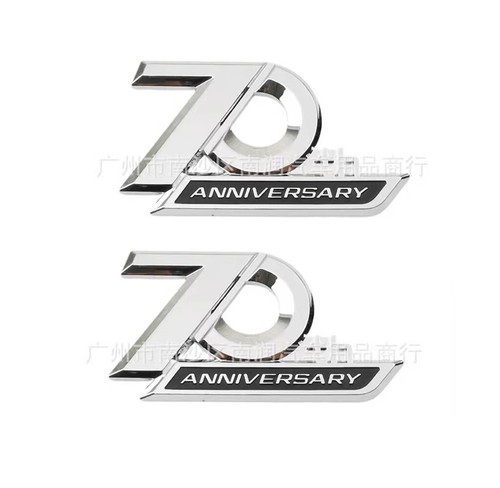 2pcs 70th anniversary - 70th,