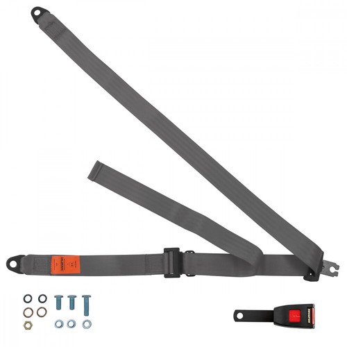 Front static seat belt - seat,