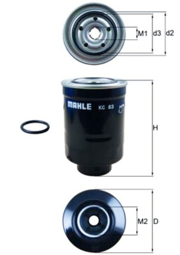 Mahle fuel filter for - mahle,